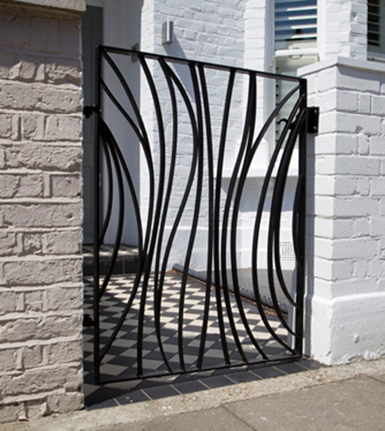 metal front garden gate
